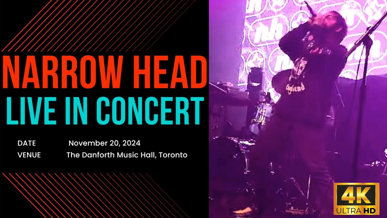 NARROW HEAD | Full Set | Live Shoegaze Grunge Power | Danforth Music Hall | Toronto | Nov. 20, 2024