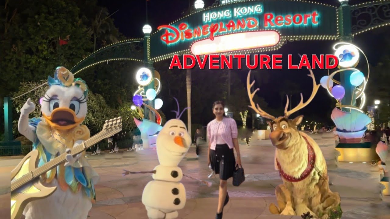 Real Disneyland   Adventure Land | Mera Bachpan ka sapna- My Childhood dream , maaza aagaya