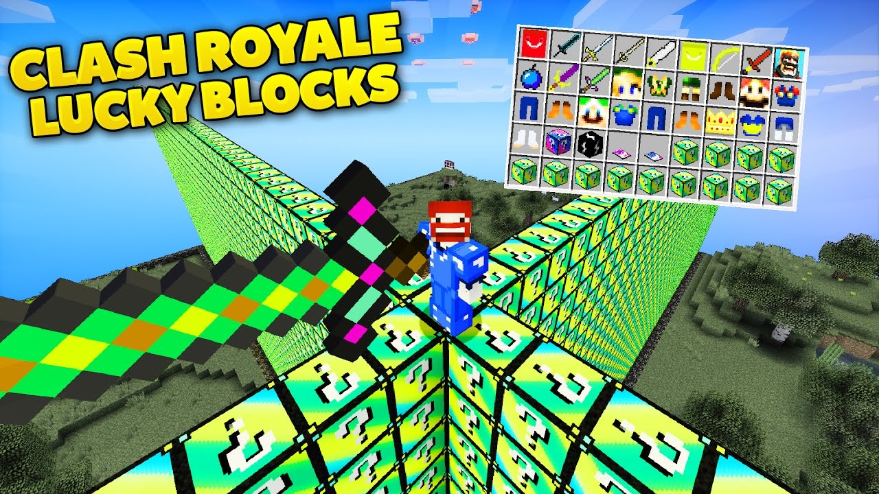 CLASH ROYALE RÜSTUNG STÄRKER ALS ILLUMINATI? | LUCKY BLOCKS WALL