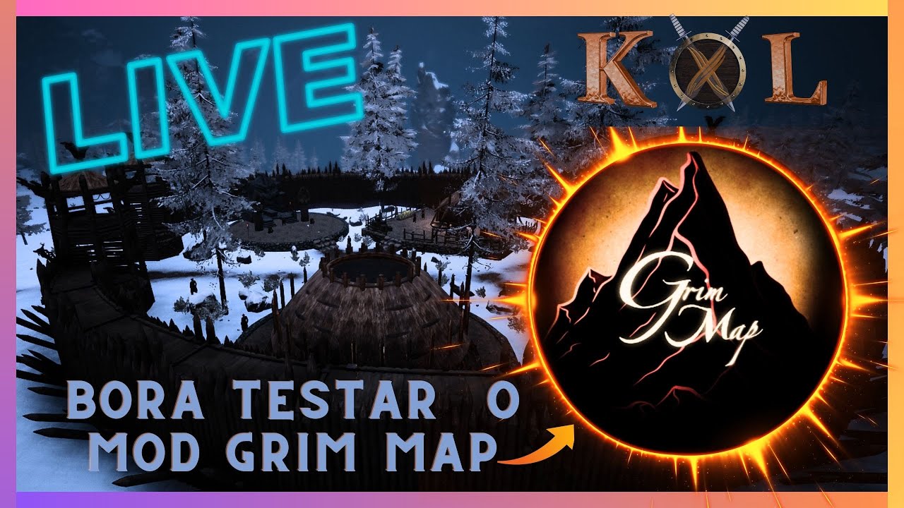 🤩BORA TESTAR MOD GRIM MAP CONAN EXILES 😍 DOMING&Atilde;O B&Atilde;O DEMAIS! BORA DE LIVE!!! #CONANEXILES #GRIMMAP