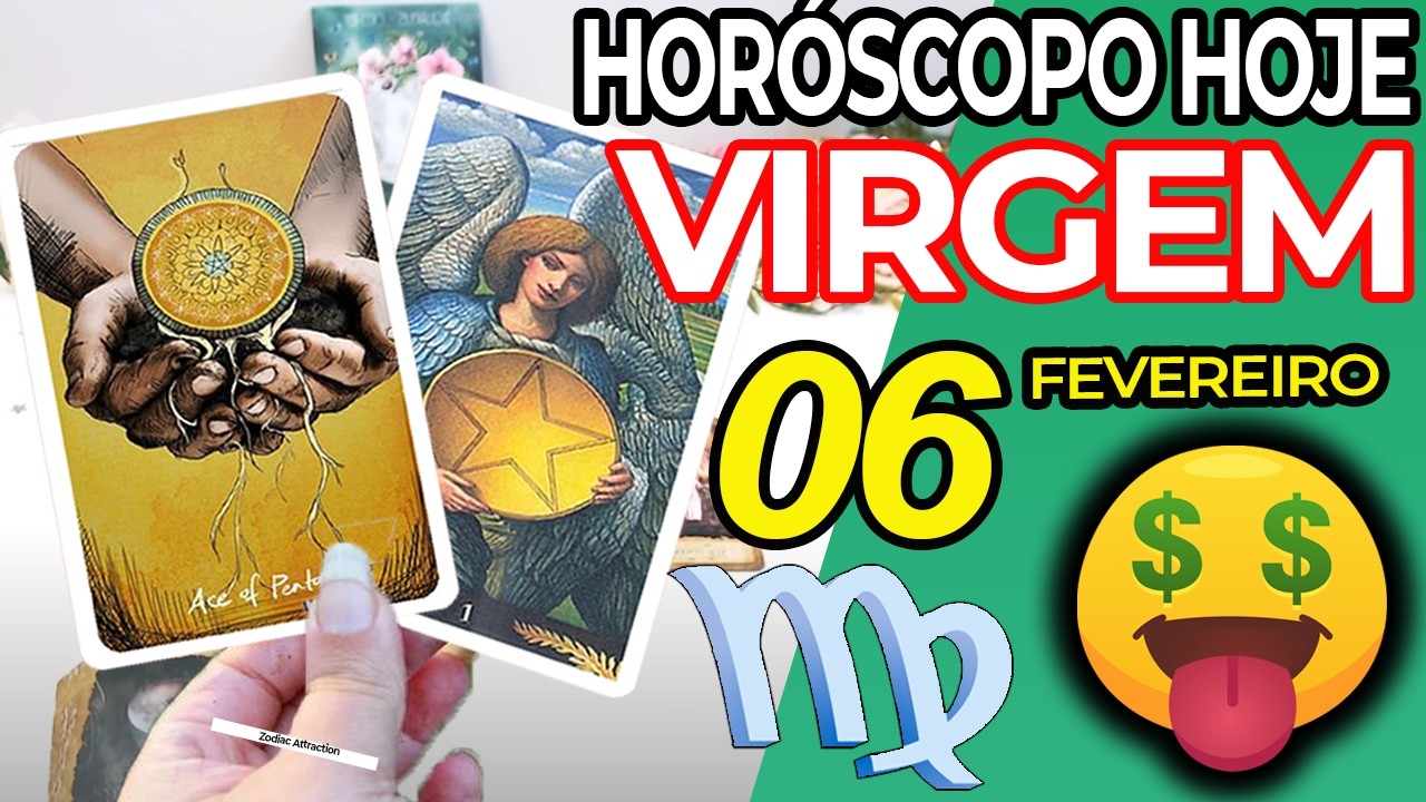 VOC&Ecirc; VAI BANHAR COM DINHEIRO🛁💰SORTE DA SORTE🍀 Virgem ♍ 6 Fevereiro 2026 | Horoscopo do dia de hoje ♍