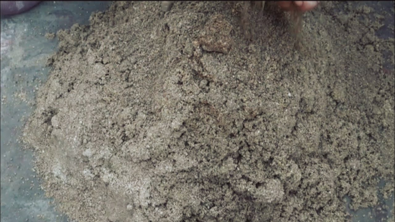 ASMR yellow stone crush mountain damp texture floor crumbling how's it??