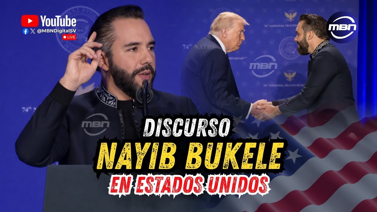 Discurso del Presidente Nayib Bukele en Desayuno de Oración en Estados Unidos