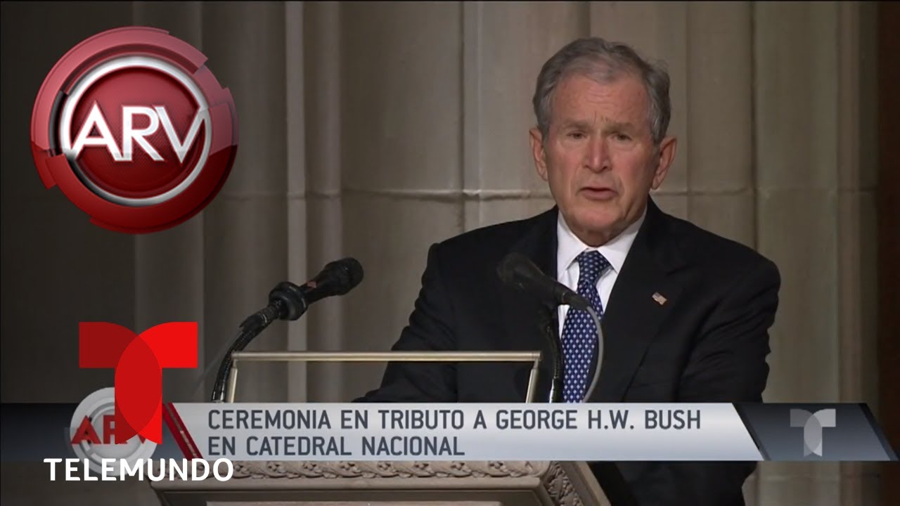 Así fue el emotivo funeral de George H.W. Bush | Al Rojo Vivo | Telemundo