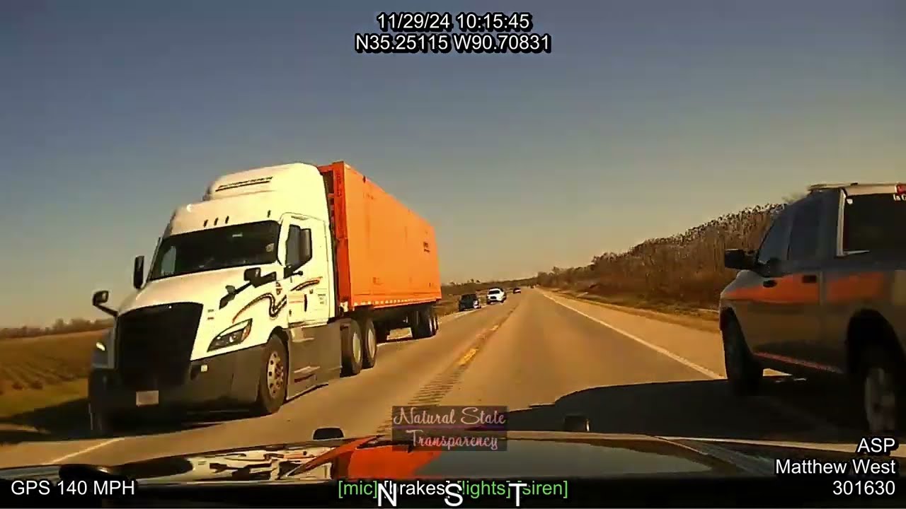 Pursuit US-64 Levesque/Parkin/Earle Cross Co SO/Arkansas State Police Troop D Traffic Series Ep.1273
