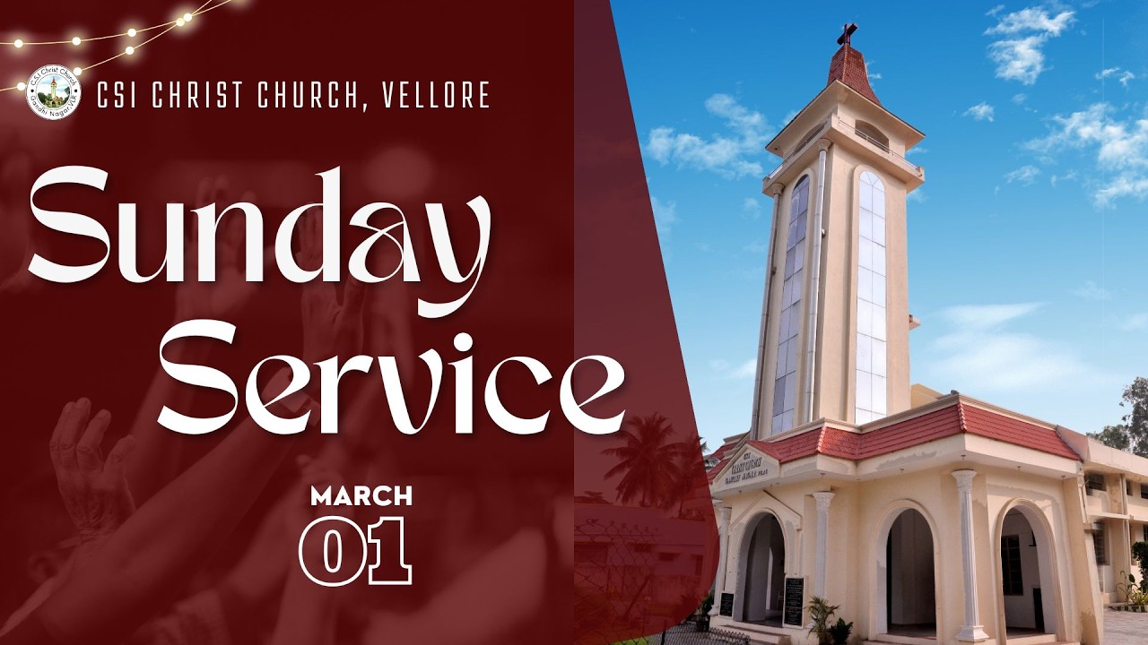 🔴 🅻🅸🆅🅴 | SUNDAY SERVICE | 01.03.2026 | 08:30 A.M | C.S.I TA CHRIST CHURCH