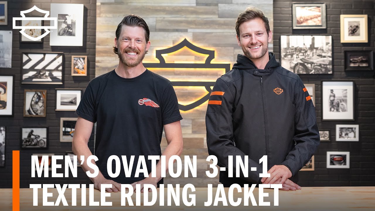 Harley-Davidson Men's Ovation 3-in-1 Textile Motorcycle Jacket Overview
