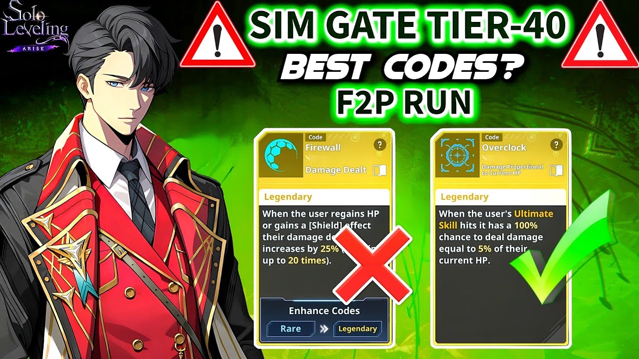 DAY 1 SIM GATE TIER 40 CLEAR F2P! BEST CODES TO USE FOR WIND TEAM