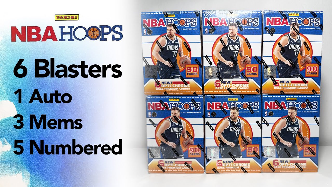 These Blasters are loaded! NBA Hoops 2024-25 Blaster Boxes Review
