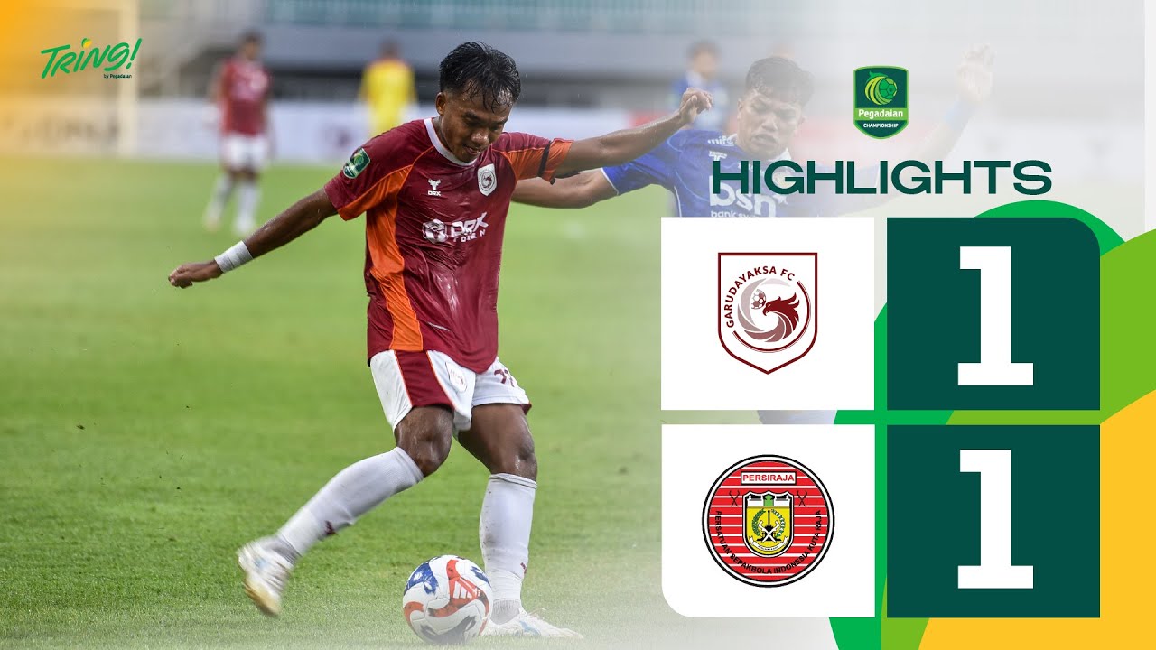 Highlight Pegadaian Championship 2025-26 | Garudayaksa FC vs Persiraja Banda Aceh | Pekan 13