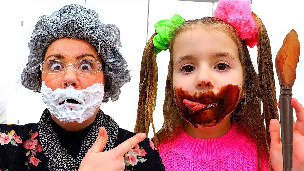 Ruby and Bonnie - story for kids about real or fake chocolate toys