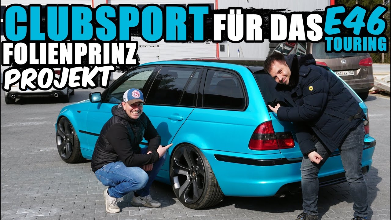 Clubsportfahrwerk für den Folienprinz E46