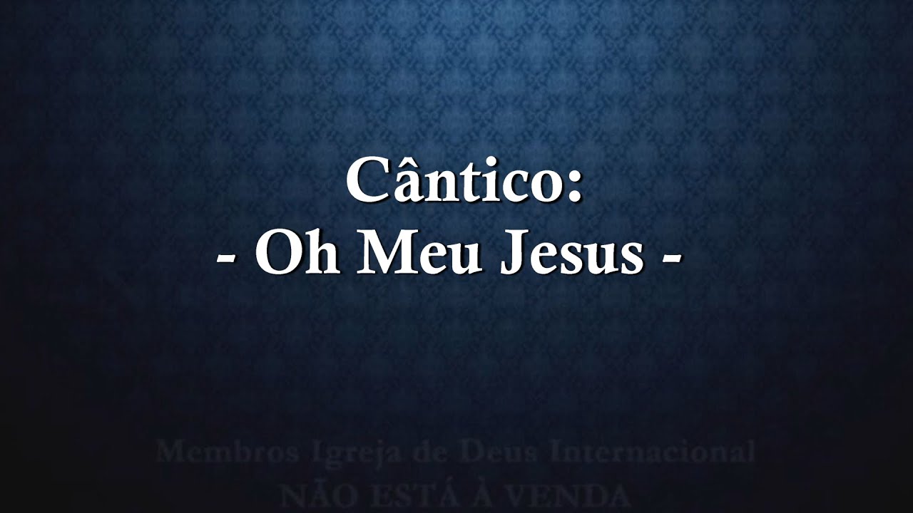 Oh Meu Jesus - Adapt. Sabor a Mi - Cifrado