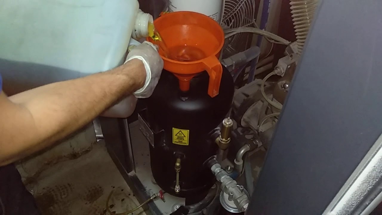 vidali kompresor A bakimi 30hp screw compressor A Maintenance