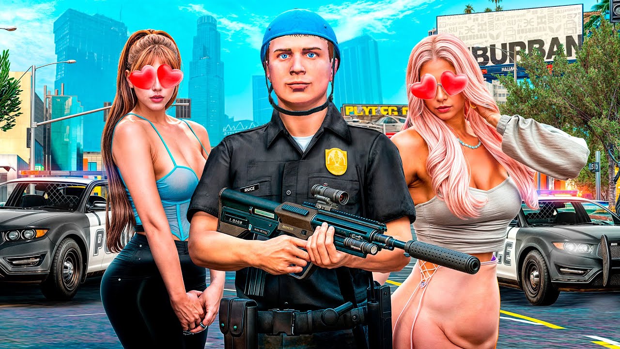 Rizzing Girls By Becoming THE BEST COP In GTA 5!