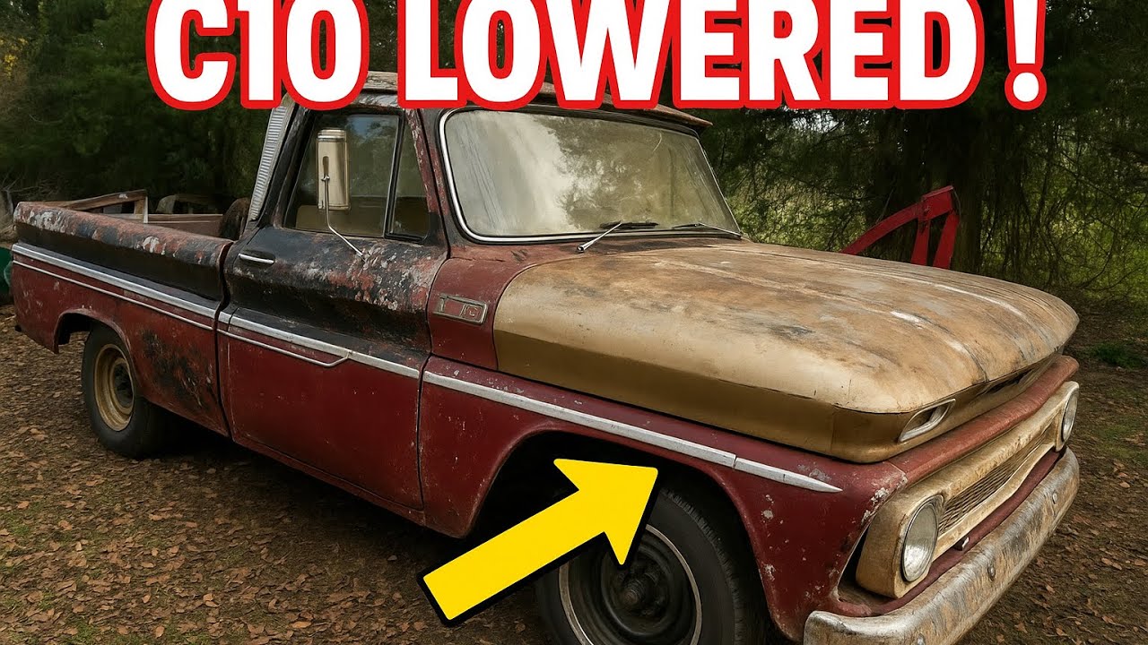 «Занижение моего Chevrolet C10 1965 года | Установка трубчатых рычагов CPP, пружин и шпинделей»