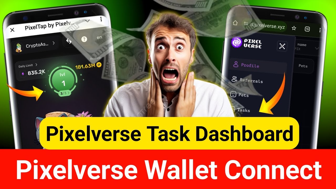 Pixelverse listing bitget And Bybit || Pixelverse wallet connect || Pixel tap withdrawal