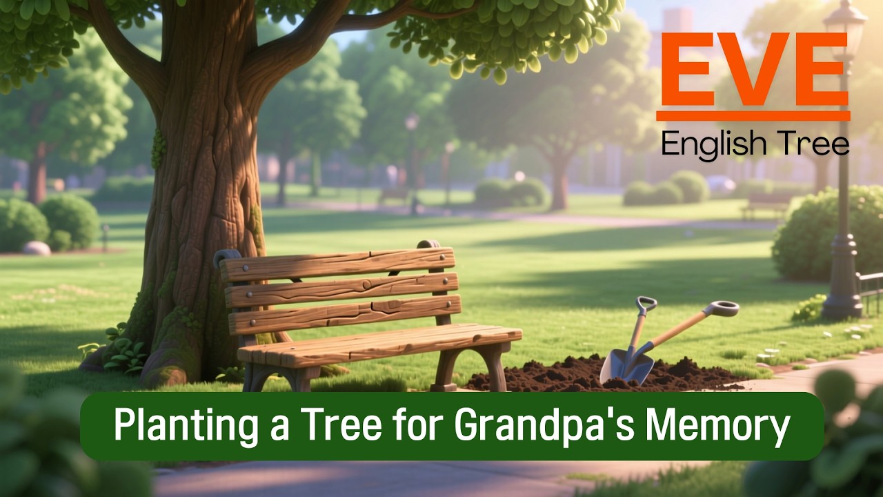 Planting a Tree for Grandpa's Memory