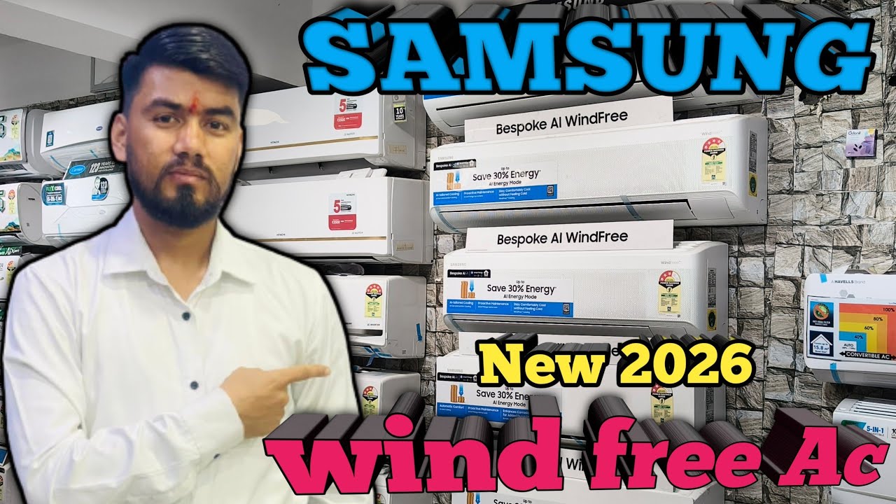 Samsung WindFree 1.5 Ton 4 Star AC 2026 Review 🔥 | Best 4 Star Inverter AC? Cooling Test (Hindi)