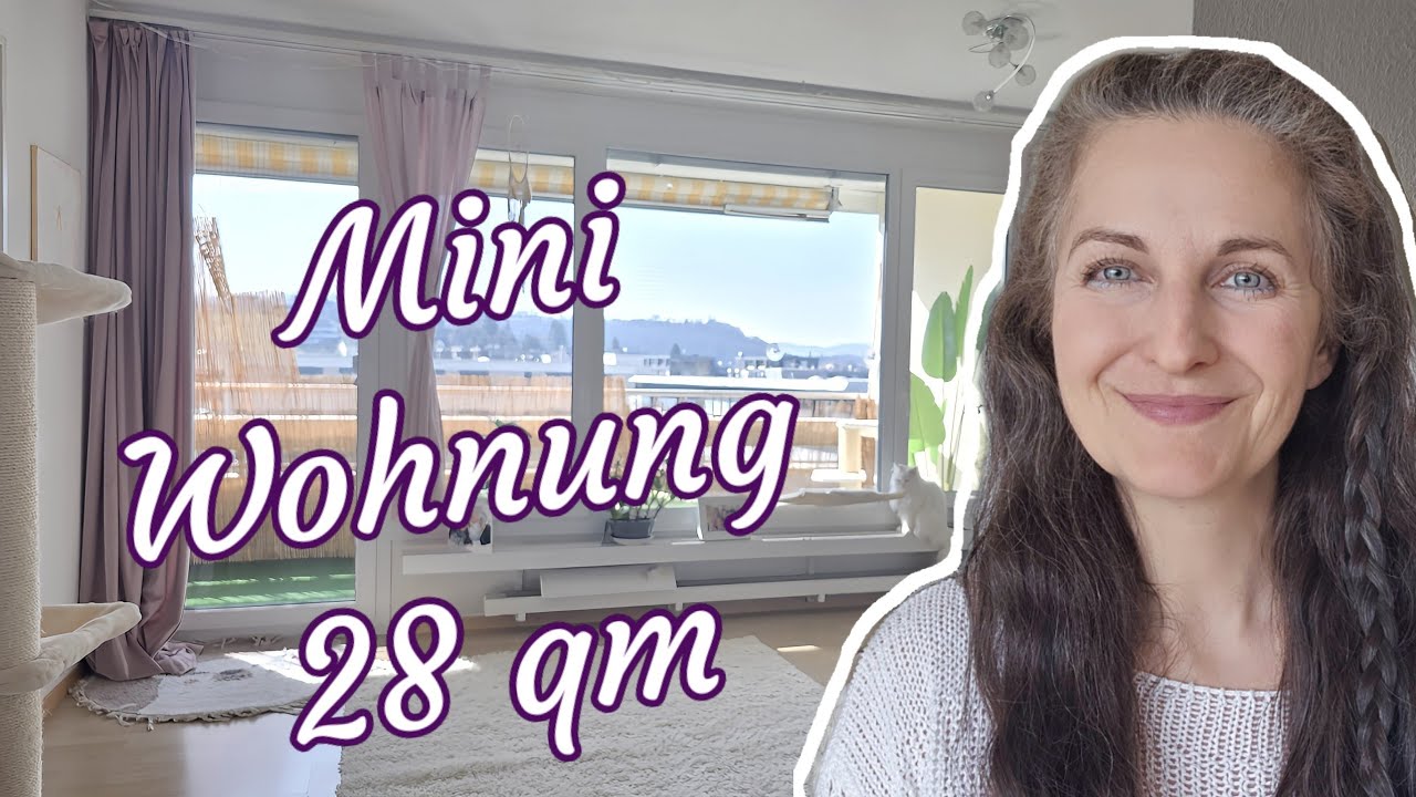 😁 Roomtour 28 qm 1-Zimmer Wgn + Riesiger Balkon/ 2 Katzen & ich🌞 Nancy Holten 🍀 