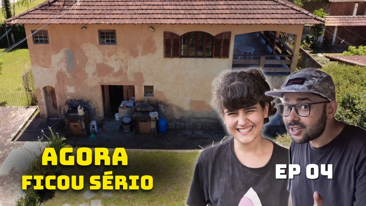 FINALMENTE começamos a PINTURA da CASA ABANDONADA!