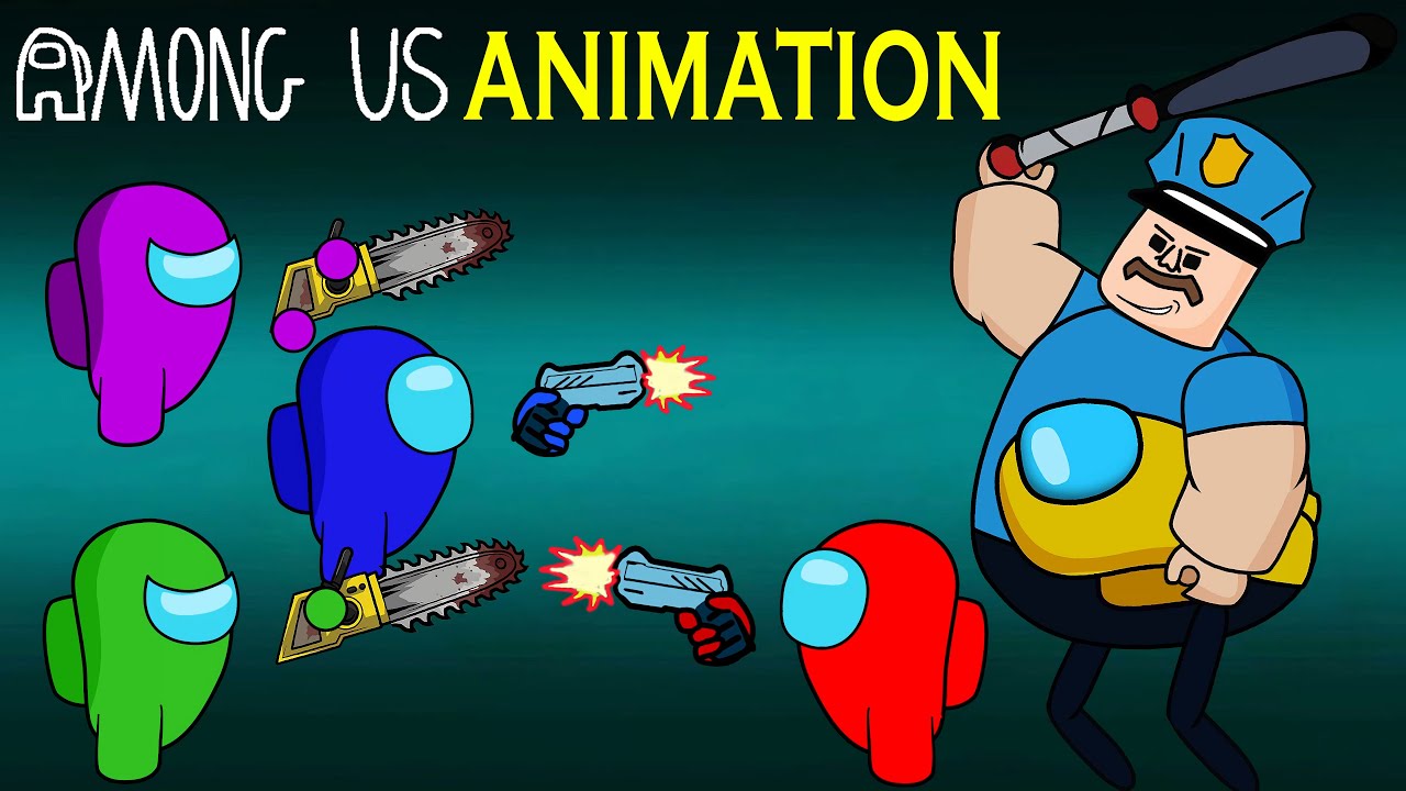 어몽어스 vs BLUE ESCAPE BARRY'S PRISON | Among Us COLLECTION | KDC Toons AMONG US ANIMATION