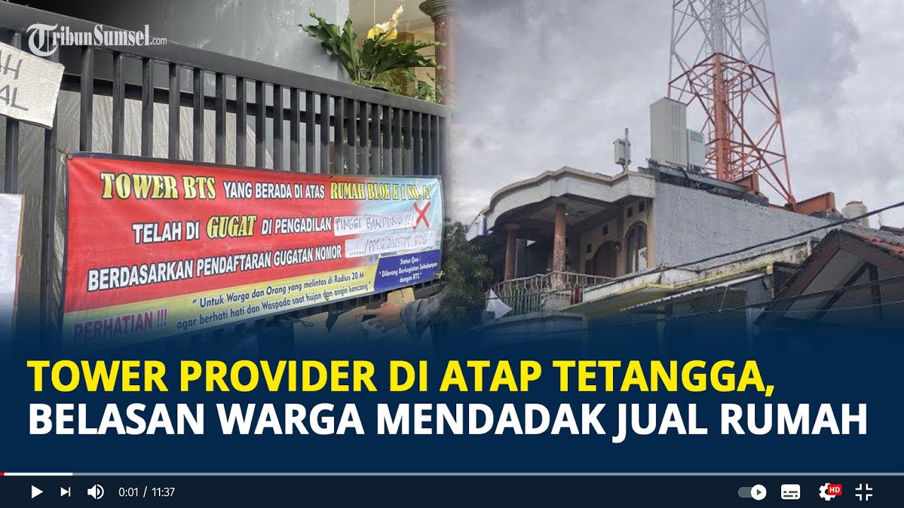 Belasan Warga Mendadak Jual Rumah Imbas Ulah Tetangga Pasang Tower Provider di Atap di Bekasi