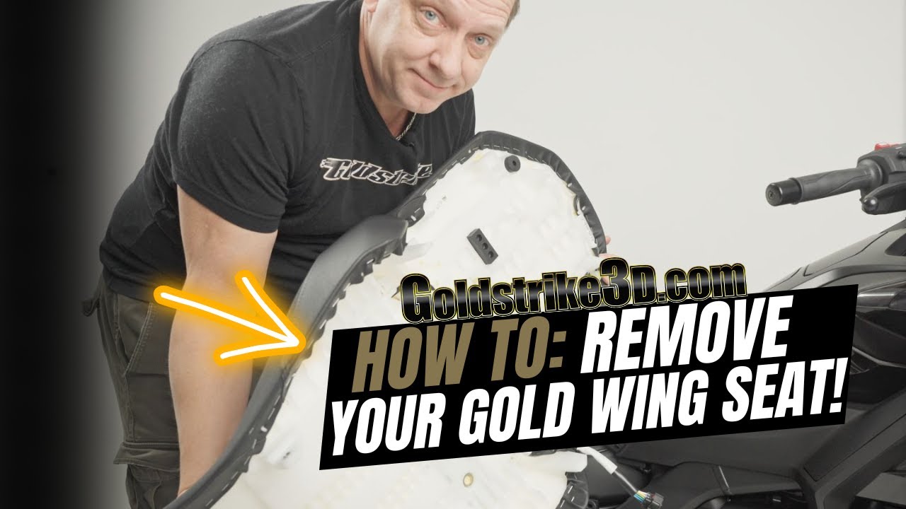 How to remove a Honda Gold Wing seat