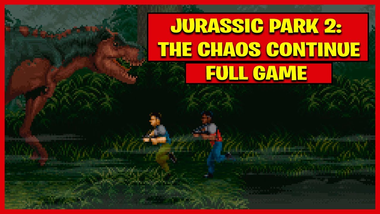 SNES Gameplay &mdash; Jurassic Park 2: The Chaos Continues [2 Players] [4k60fps]