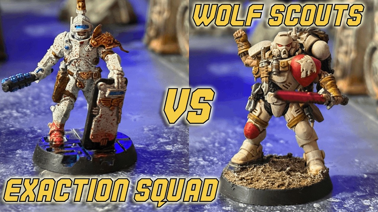 Exaction Squad Vs Wolf Scouts - Kill Team Battle Report