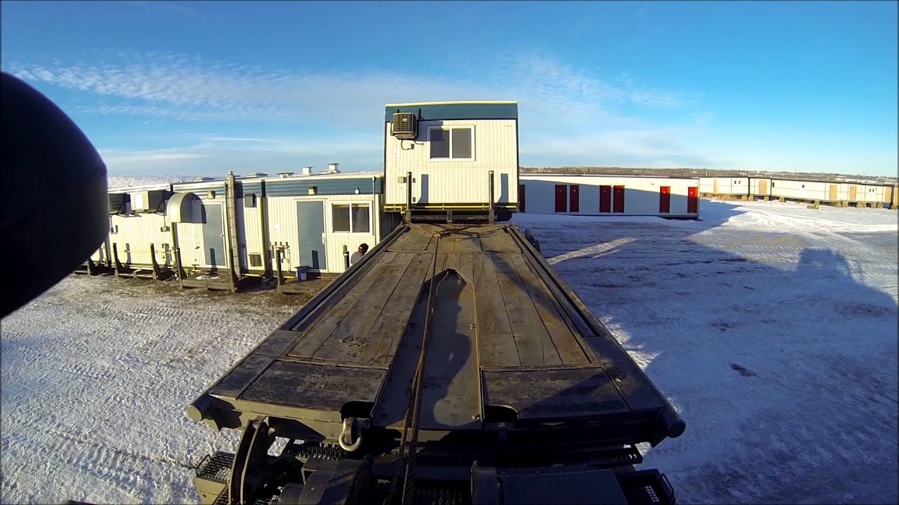Alberta Oilfield - Bed Truck Camp Set Up