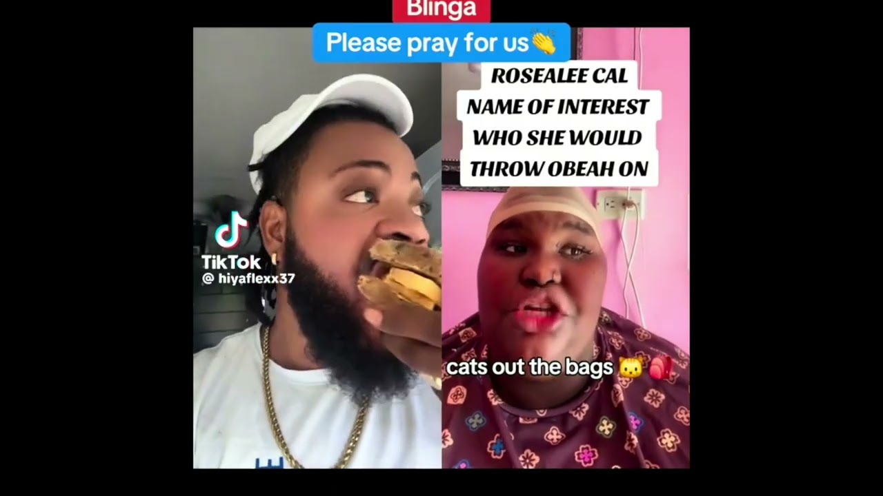 Розали Обиа была замечена в прямом эфире в TikTok ‼️ Обиа наносила масло и удерживала тиктокеров ‼️
