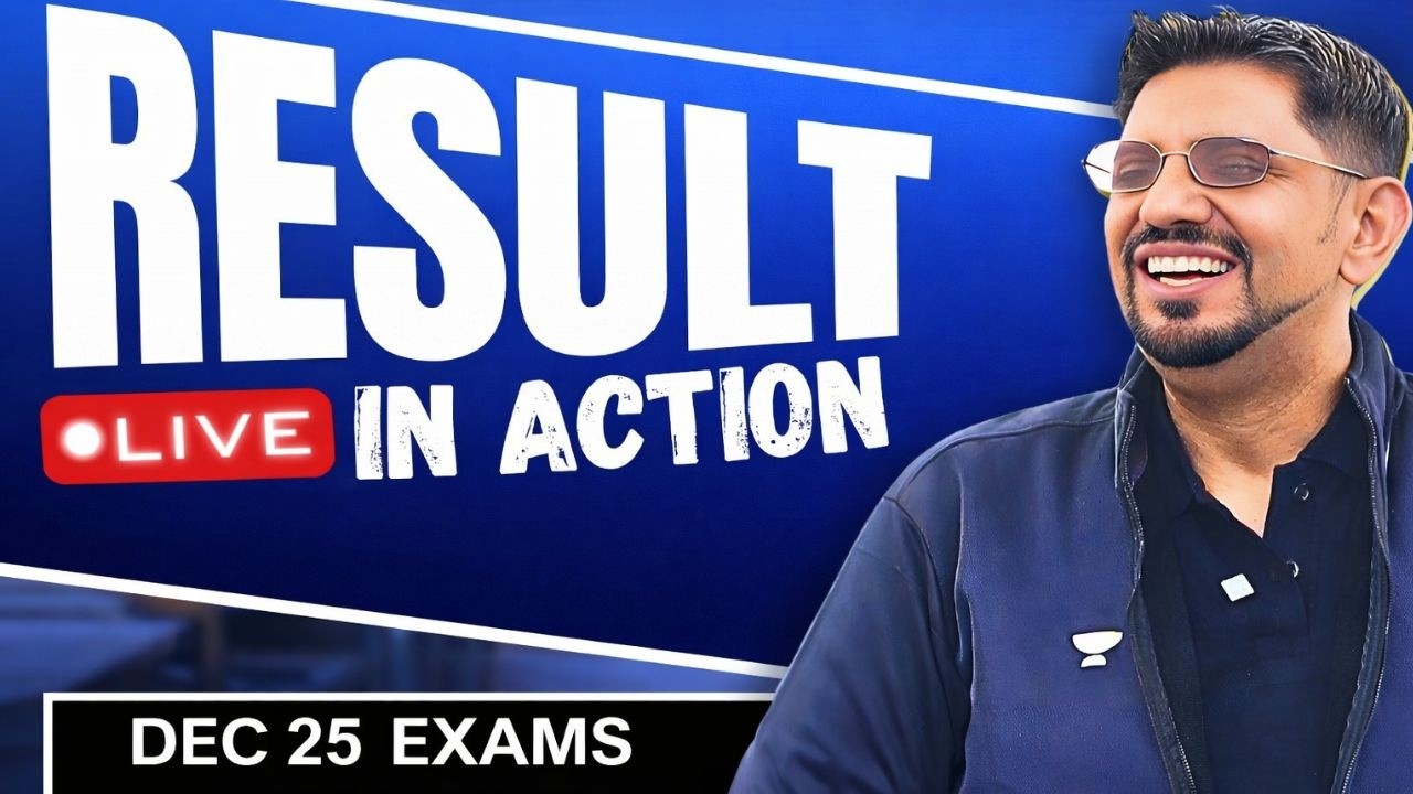 CS Executive December 2025 Results Day Live in Action | CS Amit Vohra | Unacademy