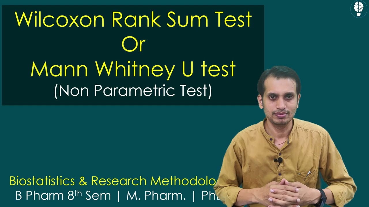 Wilcoxon Rank Sum Test | Mann Whitney U Test | Non Parametric Test