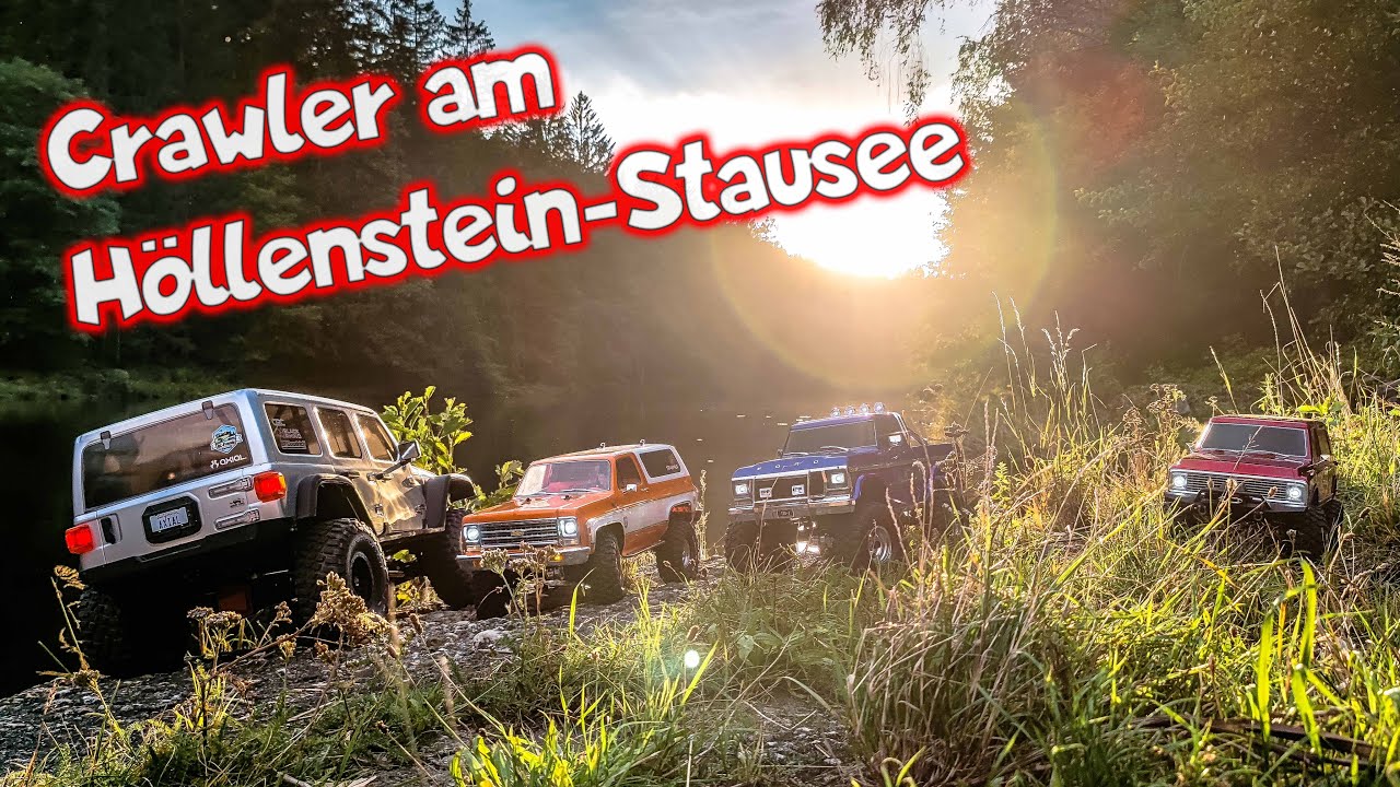 Axial SCX6 , TRX-4 und Summit Crawler-Tour am Höllenstein
