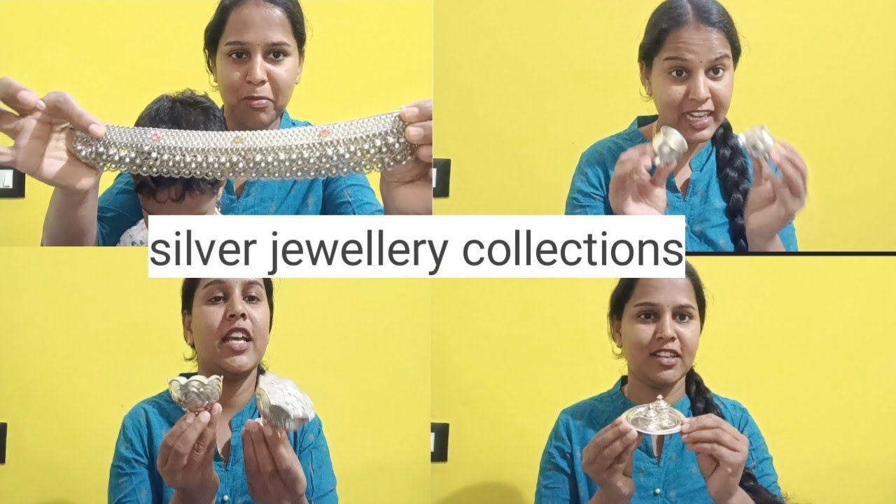 ಹೇಗಿದೆ ನಮ್ಮನೆ Silver jewellery collections 😘😘