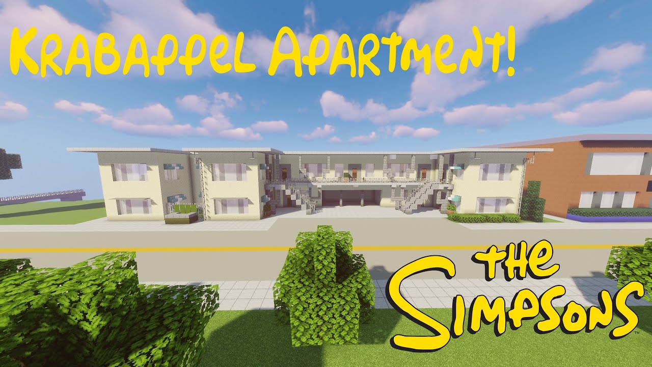 Minecraft Springfield: Ms. Krabappel’s Apartment in Minecraft!