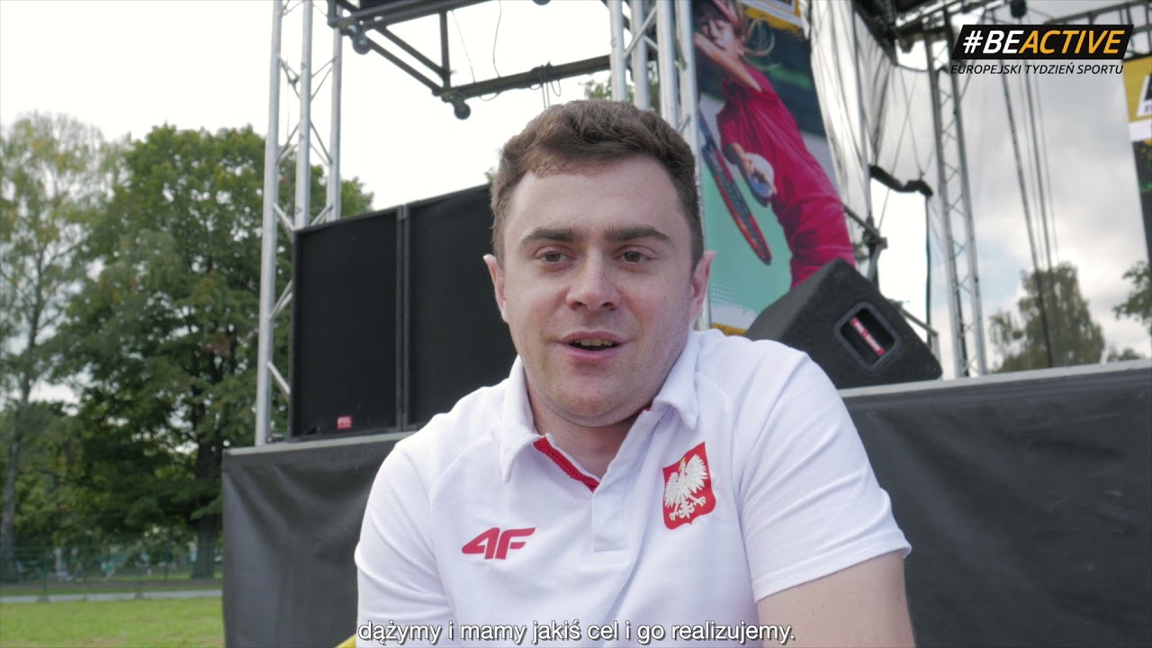 Adrian Castro - ambasador Europejskiego Tygodnia Sportu 2021