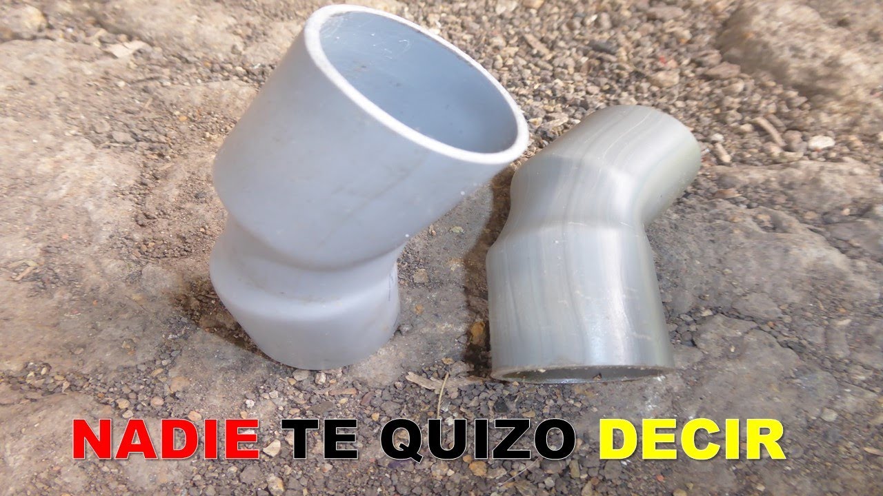 Como hacer CODOS 45 GRADOS de TUBOS PVC de agua o desagüe, ahorra dinero