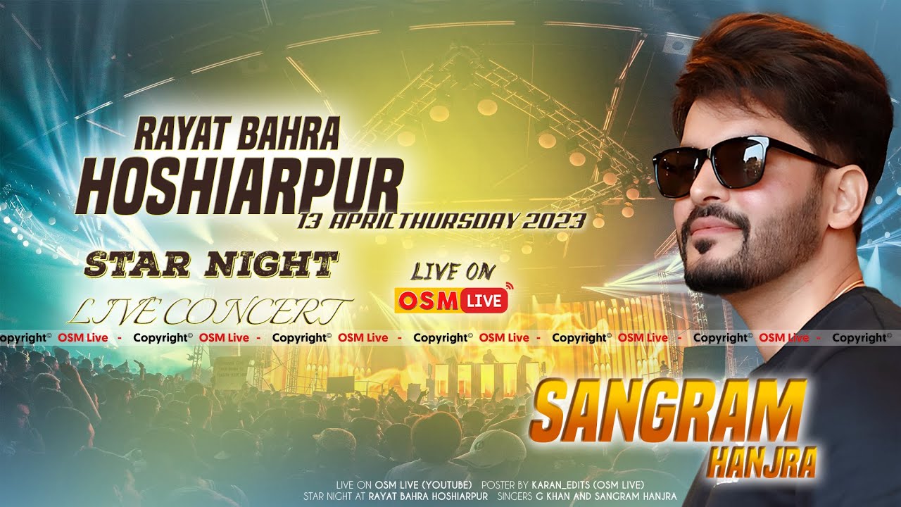 Live Sangram Hanjra || Rayat Bahra College Hoshiarpur || Osm Live