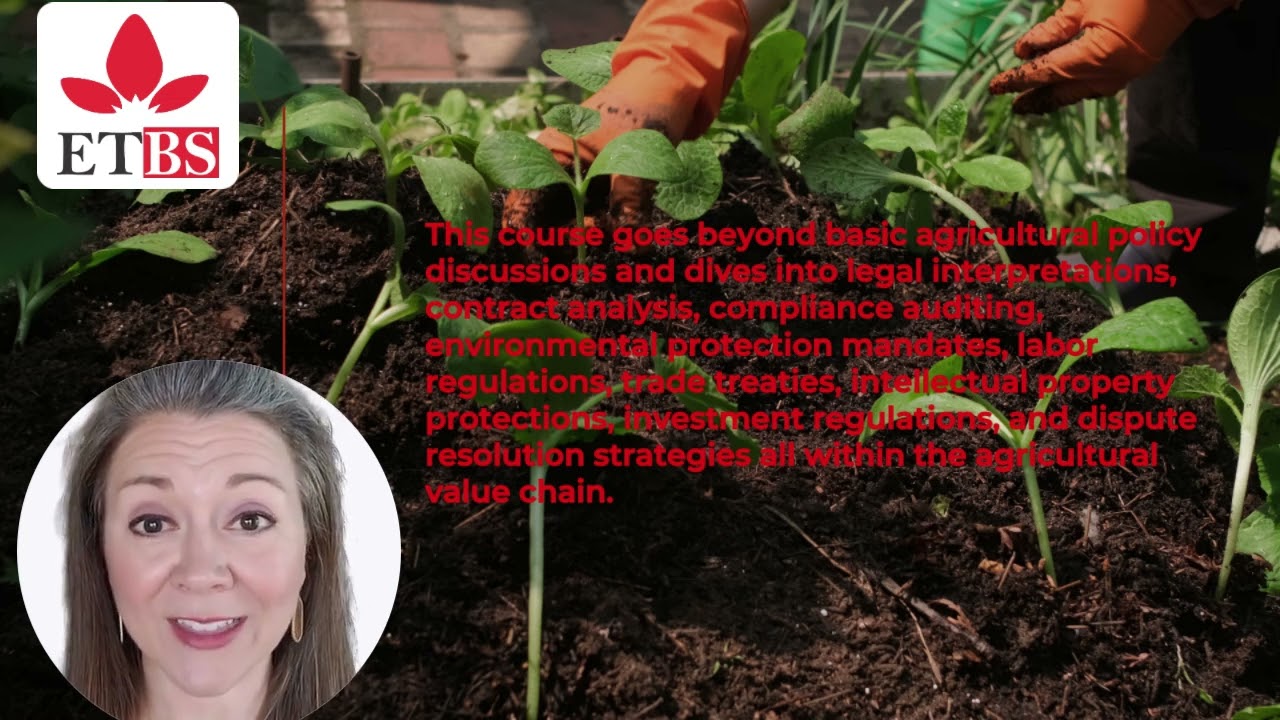 LEGAL AND REGULATORY FRAMEWORKS IN AGRICBUSINESS COURSE OVERVIEW 720p caption