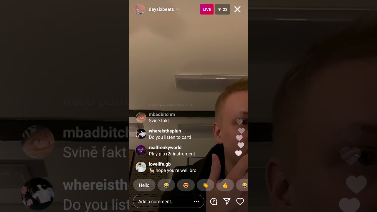 Daysix Playing Beats | IG Live