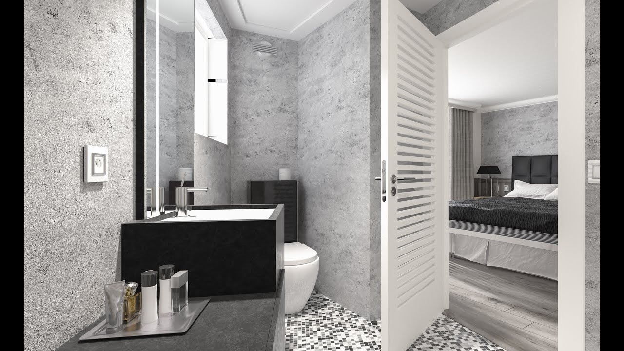 Kompromisslos, fugenlos, fliesenlos - Badezimmer in 9 Stunden Duschrückwand für das ganze Bad