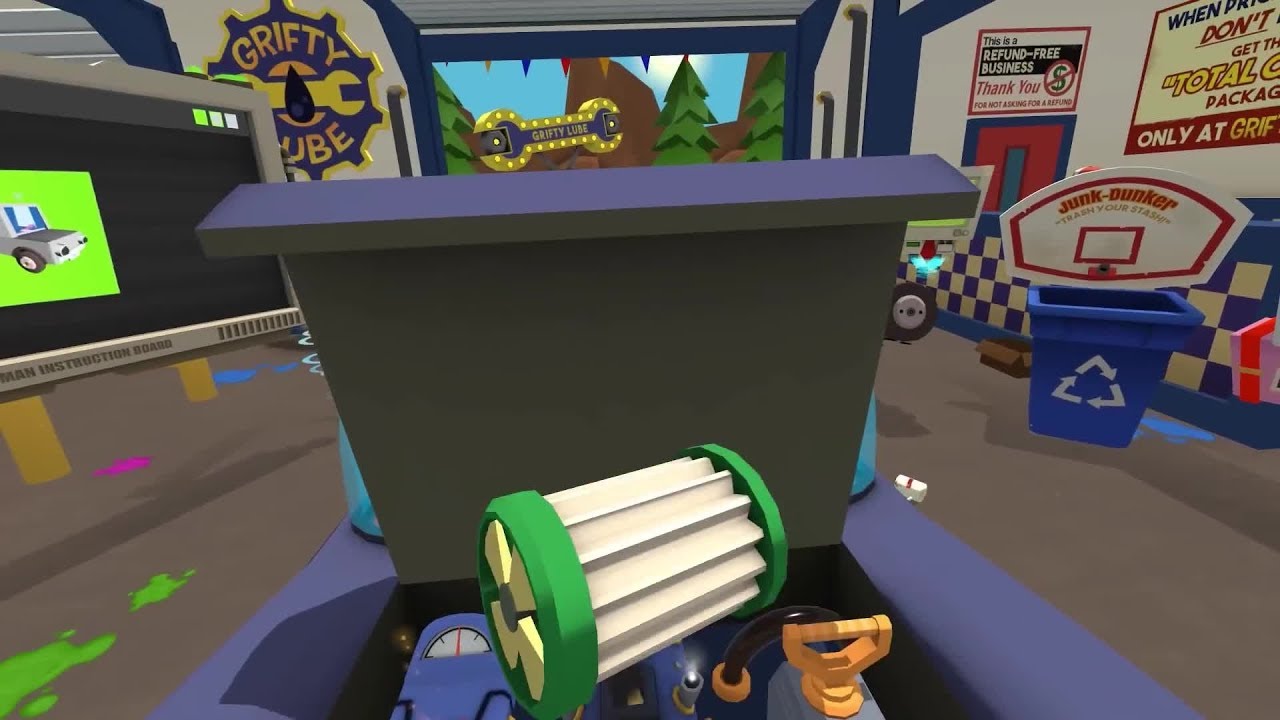 VR Games: Job Simulator: Maniac Mechanic. Симулятор автомеханика. Прохождение и обзор