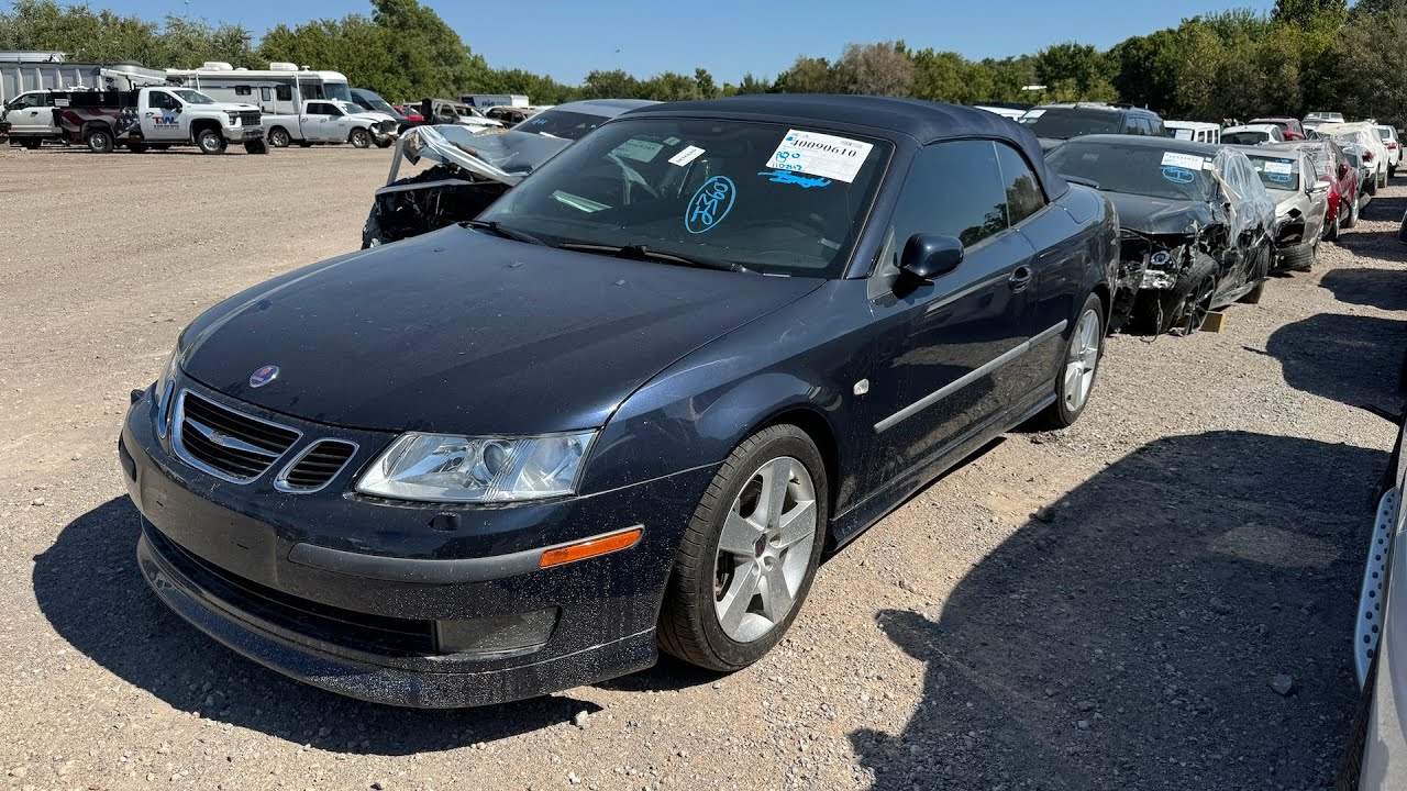 This Super Rare Turbo v6 Saab 9-3 Aero is only $500 at IAA! (WINNING)