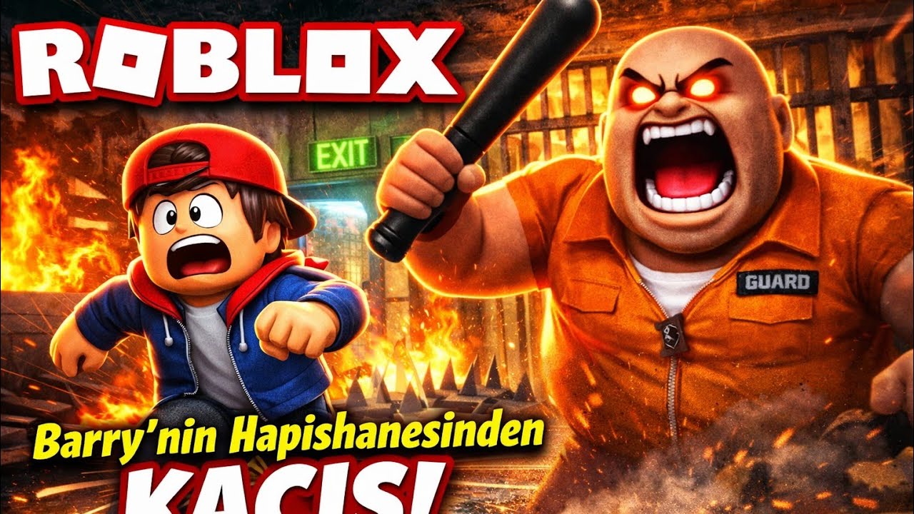 “ROBLOX Barry’nin Hapishanesinden Kaçış 😱 Kaçabildim mi?” 