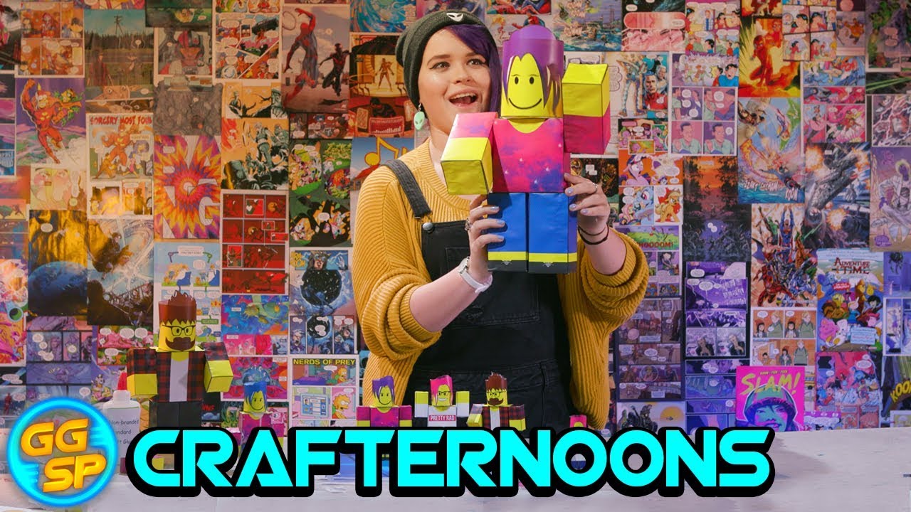 How To Make Your Own Roblox Paper Figurines! | Crafternoons