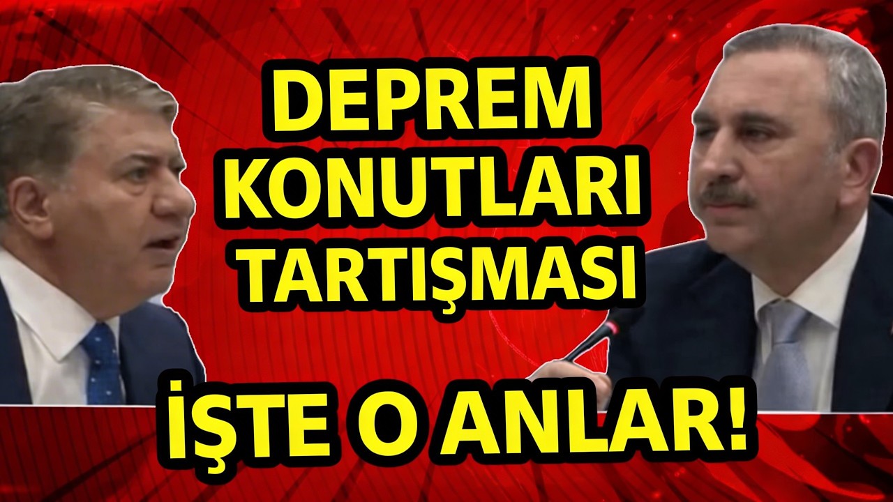 Mecliste Deprem Konutları Gerginliği! Abdulhamit Gül Murat Emir'e Böyle Cevap Verdi! İşte O Anlar!