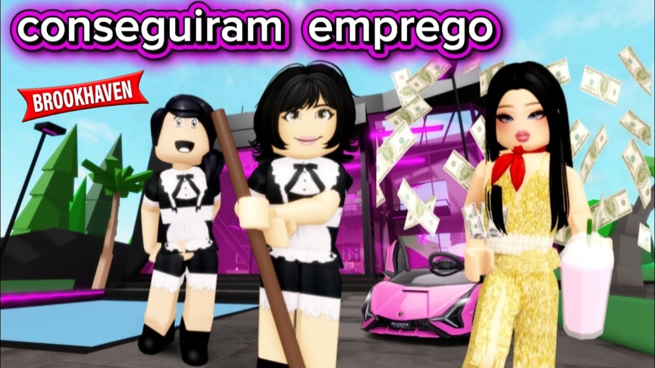 a tia e a katrina começaram a trabalhar na casa da milionária - roblox brookhaven rp