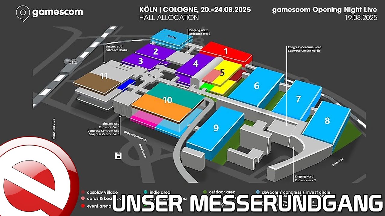 gamescom 2025 - Der Messerundgang